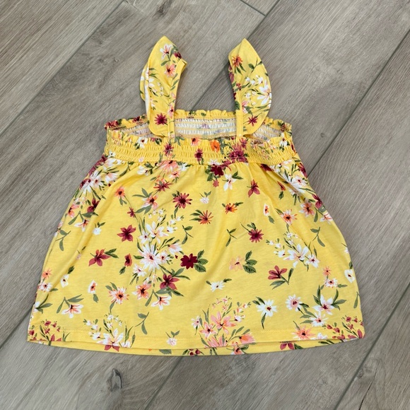Girls 2-piece Summer Outfit -Yellow Floral- The Children's Place size 4T - Picture 4 of 7